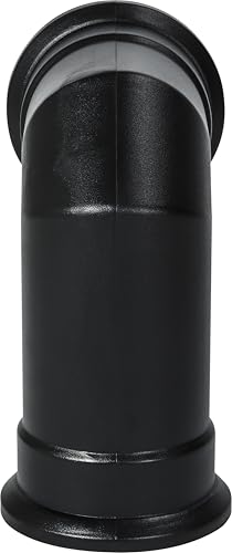 Adam Angled Decorative Stove Pipe in Black