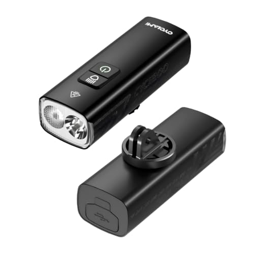 Image of Cyclami CYC-2200 Rechargeable Bicycle Front Light, USB Type-C Charging, IPX6 Waterproof (2200, Lumens)