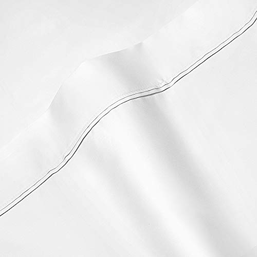 Trident King Size Sheets Set 500 Tc Bed Sheets 4-Piece Set Bedding Sheets And Pillowcases -Soft & Smooth Deep Pocket Sheet Sets -Triblend Cotton-Tencel-Lyocell Sateen King Sheets -Bright White #TOP3
