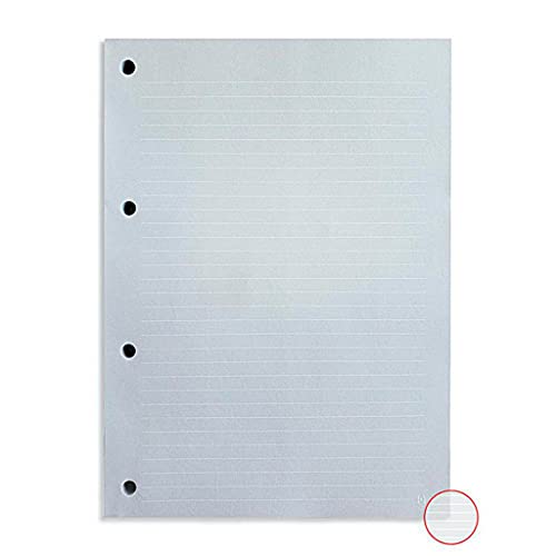 Refil Para Fichário A4 NALÍ Linhas Brancas 90g/m2 c/ 80 Folhas (Pautado)