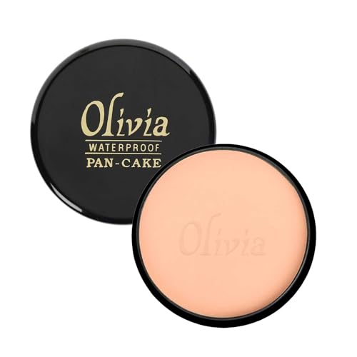 Image of Olivia Pan Cake 100% Waterproof 25g | Full Coverage Makeup Base | Smudge-Proof & Sweat-Resistant | Long-Lasting Velvety Finish | Hides Blemishes | For All Skin Types | Almound Dust - 26