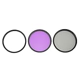 Camera Lens Filter, Anti Deformation Metal Lens Filter for Digital Camera(62mm(1487))