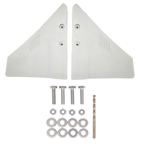 Boat Marine Hydrofoil Board Stabilizer for Yamaha Honda Suzuki Tohatsu Small Outboard Motor Stand and Out Drive PA66 Plastic Grey