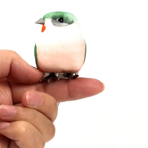 Decoración de aves artificiales para celebraciones, bodas y diseño de césped 8