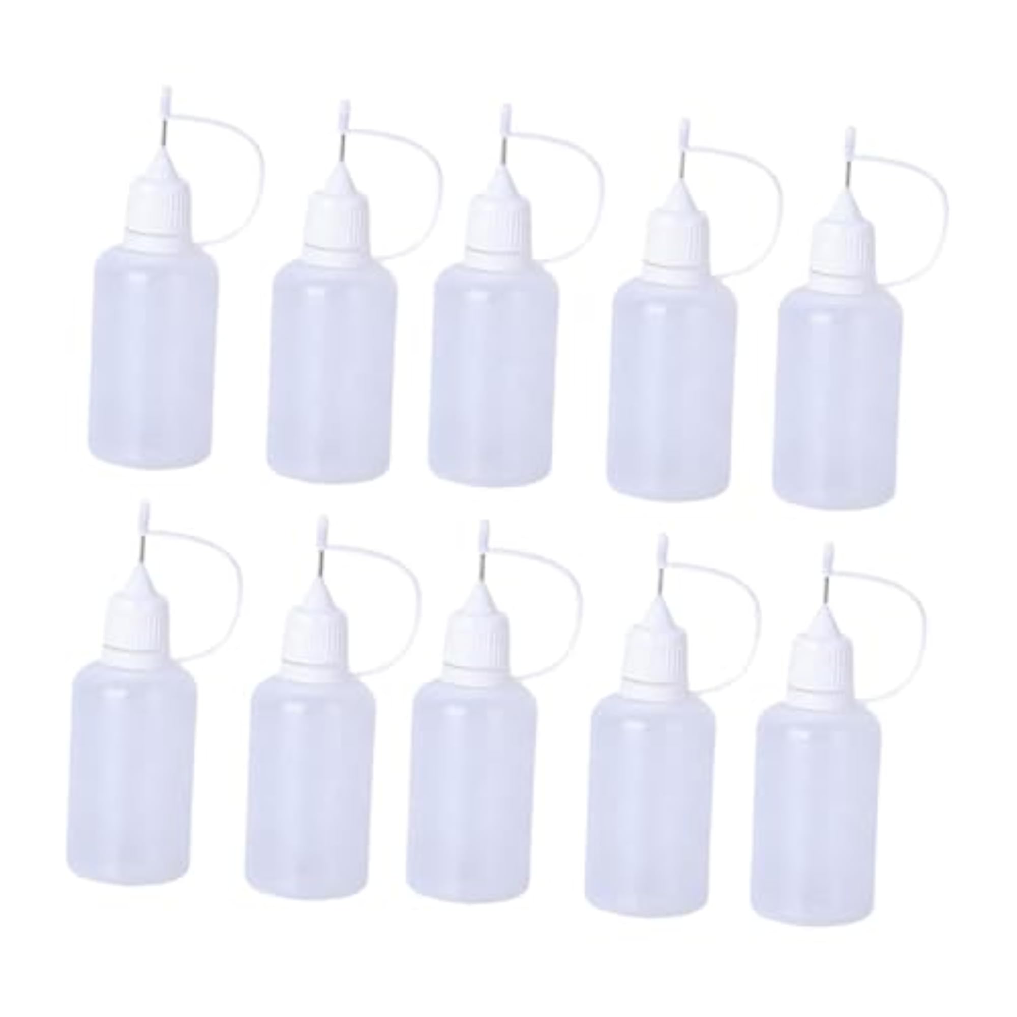 10x Pin Tip Squeeze Bottles for DIY Quilling Craft, 30ml