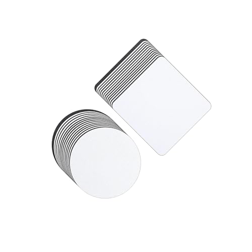 drburpily Alfombrillas para portavasos de sublimación Posavasos de Silicona Resistentes al Calor Estos Posavasos sublimación se Pueden Utilizar en automóviles Alfombrilla para Bebidas en para Blanco