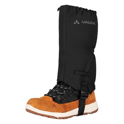 VAUDE Kinder Gamaschen Kids Gaiter II, robust und wasserdicht, Black, Einheitsgröße