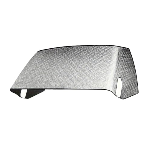 Cubierta térmica para parabrisas de autocaravana, protector térmico para Ford 1997-2020, cubierta de ventana delantera, protección para todas las estaciones, color plateado, 207 x 157 x 74 cm