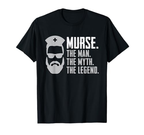 Product Image of the Funny Murse T-Shirt Male Nurse Shirt RN LPN CNA T-Shirt