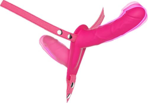 Strap On Dildo Women Sex Toys - Double Dildo Strapon Sided Dildos with Harness, Double Ended Dildos Lesbian Sex Toys for Couple, Long Anal Fantasy Silicone Pegging Sexual Pleasure Tools for Women