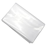 Plastic Sheeting, 3.15 Mil Thick Clear Polyethylene Film, Waterproof Multipurpose Tarp, Cuttable Plastic Cover for Furniture, Greenhouse, Garden, and Dust Protection (7.2 ft × 13.1 ft(2.2m × 4m))