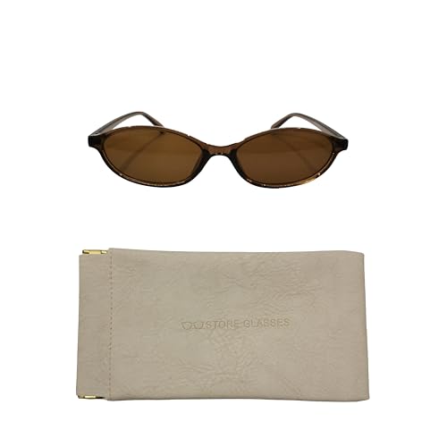 VIGUEUR Retro Oval Cat Eye Sunglasses for Women, Polarized Retro Oval 90s Sunglasses4