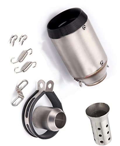 Échappement moto 51mm carbone pour Ninja 400 contre le bruit excessif