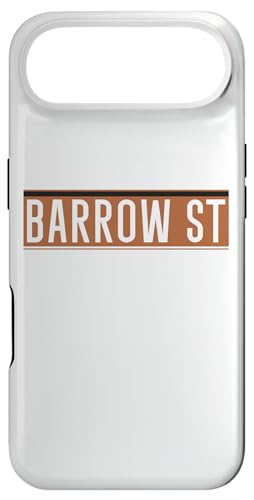 NYC Street Signs Barrow St West Village pour Homme et Femme Coque pour iPhone Air