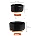 Liemuao Beheizter Katzennapf, 350 ml/600ml Haustier-Wassernapf-Heizung, beheizter Keramik-Wassernapf,USB-Lade-Wasserspender für Katzen, Hunde im Freien und drinnen (Weiß, 350ML)