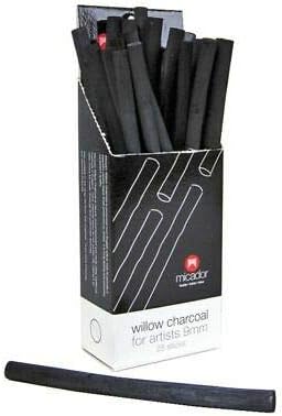 Willow Charcoal Micador Artists 9mm (Pack of 25)