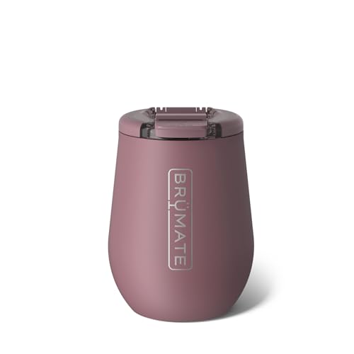 Br&uuml;Mate Uncork'd 14oz 100% Leakproof Insulated Wine Tumbler | Locking Lid | Insulated Stainless...