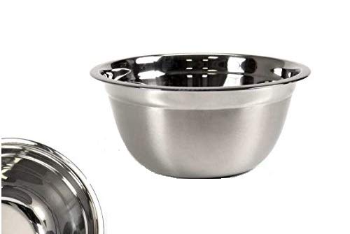 Gicos Import Export Srl Ciotola Insalatiera Fonda In Acciaio Inox Tonda 14 Cm Multiuso Cucina Wel-767326