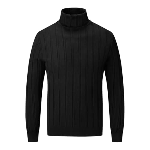 Cambkatl Men's Turtleneck Sweaters Slim Fit Stretch Pullover Casual 2025 Fall Winter Long Sleeve Knitted Sweater Tops