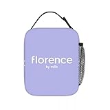 QIOEURYU Bolsas de almuerzo aisladas Florence By Mills Caja Bento portátil reutilizable para mujeres Niños para escuela Trabajo Viajes Picnic al aire libre