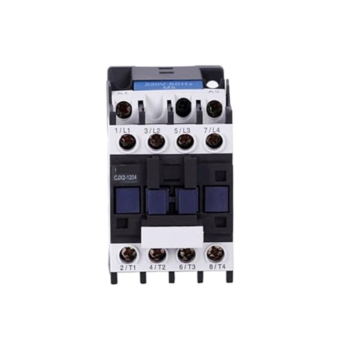 Contacteur CJX2-1204 12A 4NO 220V pour montage sur rail DIN