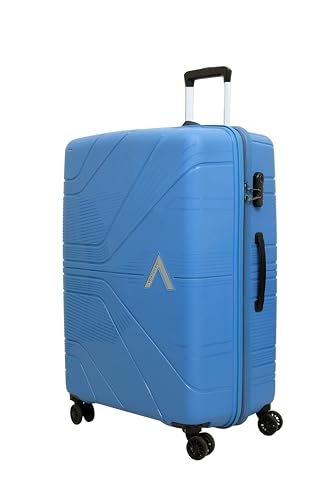 Image of VIP Aristocrat Set of 3 Hard Suitcase Cabin, (55+66+76Cm) Check-in Lightweight Luggage with 8 Strong Wheels,Secured Combination Lock,Xtra Strong Zipper & 7 Years International Warranty (Ocean Blue)