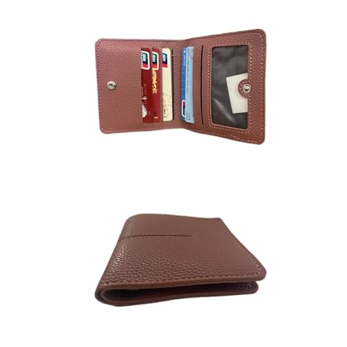Women's Wallet Leather Bifold Wallet Bank Card Credit Card Bag Ladies Money Clip Bifold Buckle Zipper Money Clip3