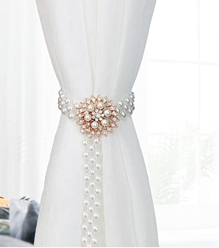 Boucle rideau élastique polyester accessoire maison pour deco salon - 3