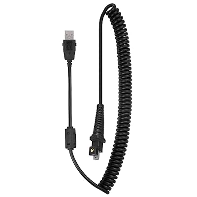 Compatible Nuance Dragon PowerMic III Microphone 5.5' Curly Cable - Easy Install