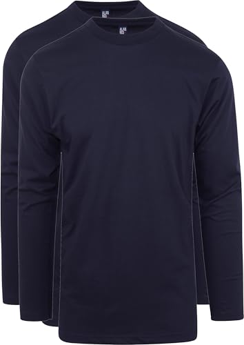 Camiseta Virginia Alan Red manga larga pack de 2 unidades para hombre en color básico