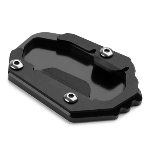 Extension béquille moto R1300GS évite la chute sur sol meuble plaque de pied