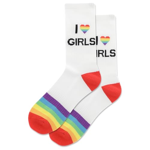 Image of Hot Sox Women's Novelty Geometric Pattern Crew
