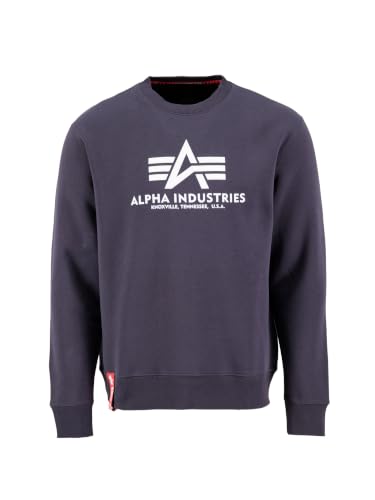 Alpha Industries Basic Sweater Sweatshirt für Herren Iron Grey – Ansicht 1
