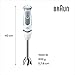 Braun Household Stabmixer MQ 5235WH Stabmixer – MultiQuick 5 Vario Pürierstab mit Edelstahl Mixfuß, 1000 Watt, inkl. 3-teiligem Zubehör-Set, weiß/grau [Energieklasse A]