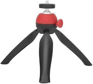Small Phone Tripod Mount, Lightweight Mini Tripod Camera Holder Tabletop Portable for Live Stream Selfie Vlog Travel for Phone Camera