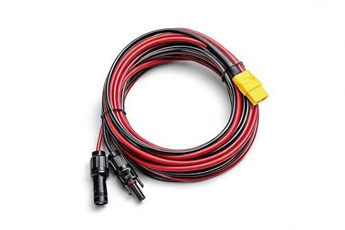 Image of Greenery SolarPlay 16.4Ft XT90 to MC4 Solar Charging Cable, 12 AWG Solar to XT90 Extension Cable for Power Station Solar Generator