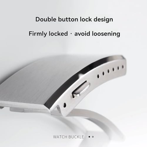 Boucle déployante en acier 316L pour montre Breitling d'exception