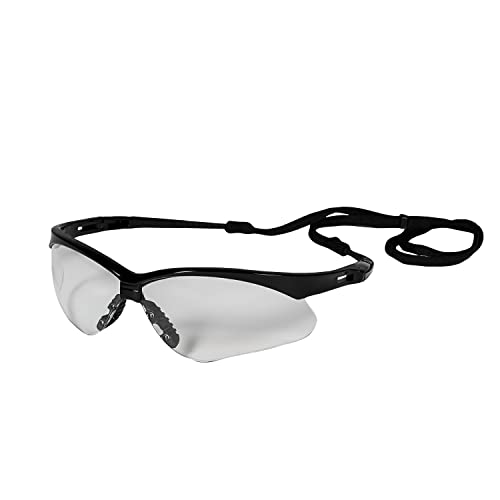 Kleenguard™ V30 Nemesis™ Safety Glasses (25679), With Kleenvision™ Anti-Fog Coating, Clear Lenses, Black Frame, Unisex For Men And Women (Qty 12) #TOP1