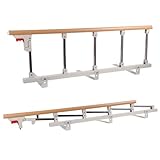 GRLEAYIE Faltbare Tragbare Sicherheits Bettschutzgitter Schutzgitter, herunterklappbarer Handlauf, Behindertenhilfe für die häusliche Pflege im Krankenhau, mit 5 Seitenleisten