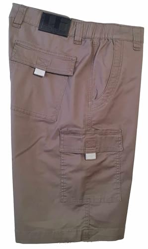 Short Cargo Homme Grande Taille Toile Extensible Fini les Bermudas Serrés