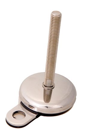 2.95 dia., 3/4-10 thds., 8.87 Lg., 1770 Lbs max load, Sunnex Leveling Mount w/1 Hole Anchoring (1 Each)