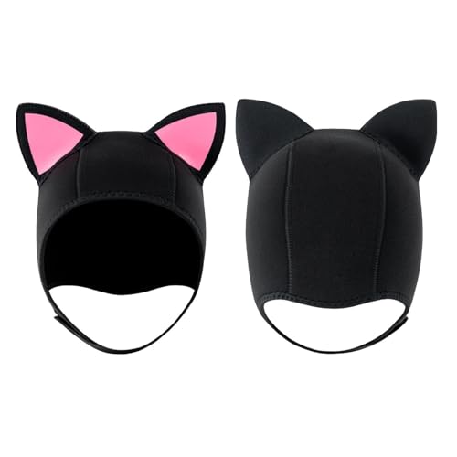 Gorro de natación de neopreno ajustable contra el agua fría en tus oídos