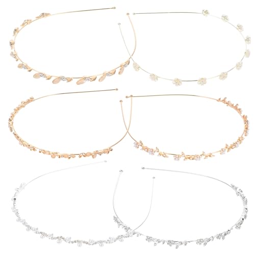 Bandeaux avec perles élégants : lot de 6 accessoires de tête chic pour mariage