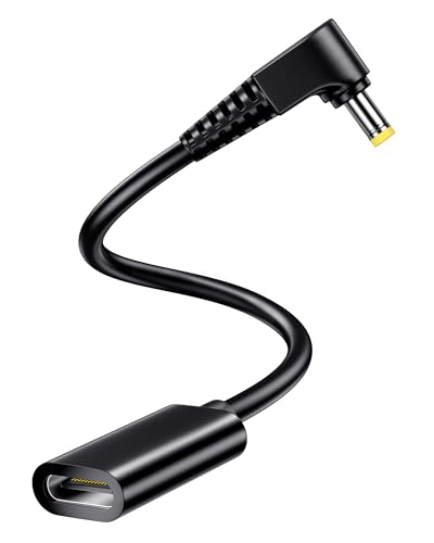 TriverseTech USB-C to PSP Charger Cable, 10cm Short Cord for PSP 1000, 2000, 3000, USB Type-C Female to DC Power Charging Adapter