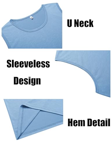 Image of COOFANDY Men's Workout Tank Top 2 Pack Casual Soft Sleeveless Gym Muscle Shirts Bodybuilding Tee