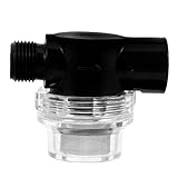 PLAFOPE Bodenwäscher Inline Sieb Ersatzfiltersieb Filter Für Wasserpumpen Kompatibel Mit WFCO Und Anderen Pumpen Rostfreier Edelstahl Hochleistungsfilter