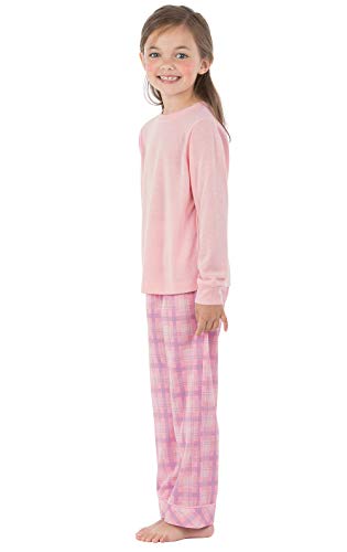 Pajamagram Pajamas For Girls - Kids Plaid Pajamas, Pink Plaid, 8 #TOP3