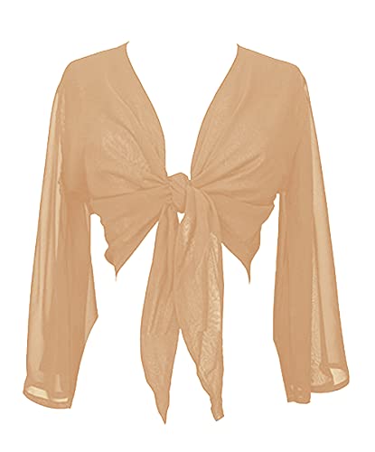 Image of Indian Trendy Women's Flair Wrap Tie Top Chiffon Choli Blouse Belly Dance Gypsy Bolero Shrugs Cardigan