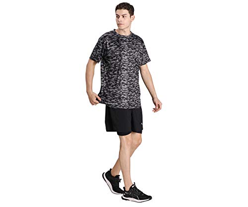 Camiseta Puma Camuflada Masculina Cor:Cinza/Preto;Tamanho:M;Peso:0.4;