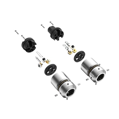 Conector macho de alimentación Tertullus aluminio baño en rodio miniatura 6